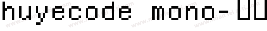 huyecode mono字体转换